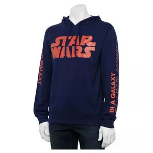 Star Wars Logo Style Men's Pullover Hoodie Sweatshirt